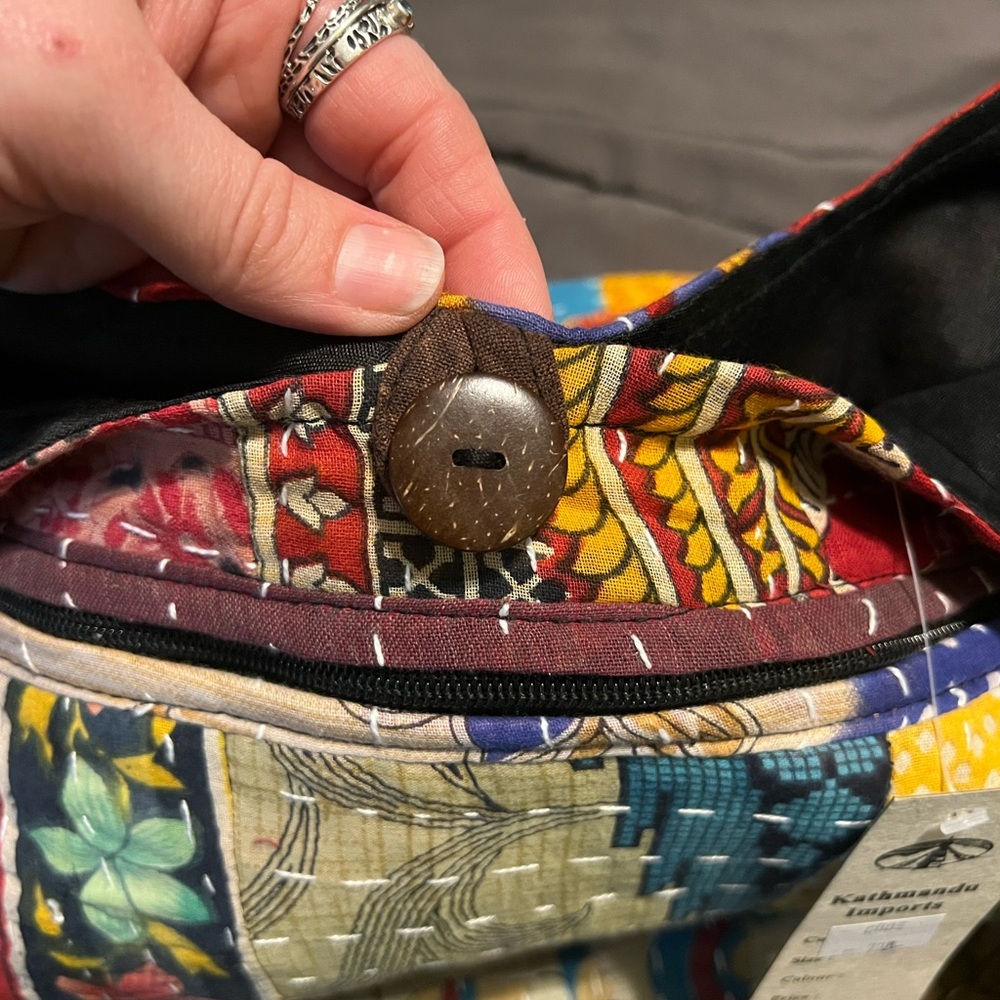 Kathmandu Multicolor Patchwork Shoulder Bag NWT - image 7